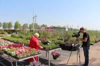 Съемки передачи "Дачные советы"